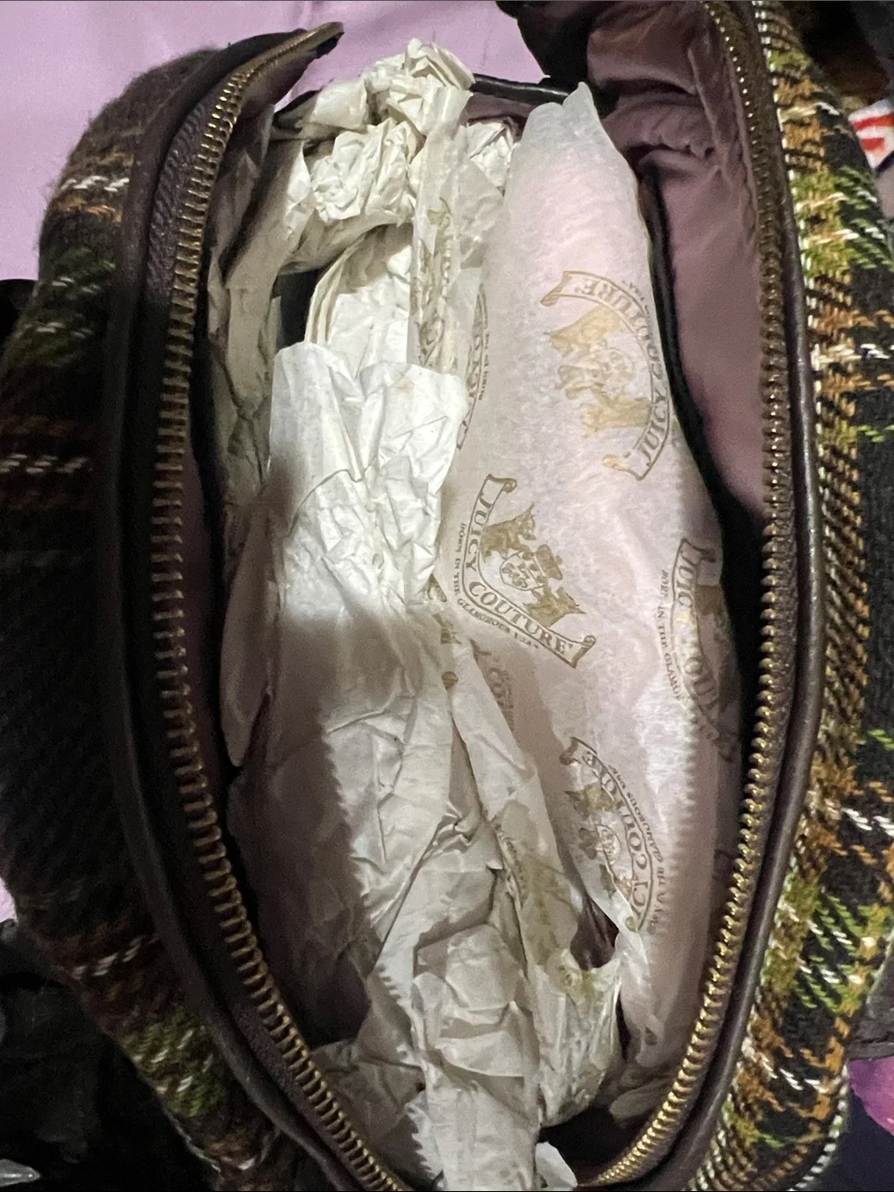 Vintage New Juicy Couture bowler purse